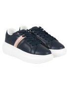 US Polo Assn Pantofi sport din piele ecologica cu talpa wedge Helis011 -