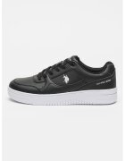 US Polo Assn Pantofi sport din piele ecologica Lee - Negru