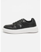 US Polo Assn Pantofi sport din piele ecologica Tiago - Negru
