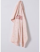US Polo Assn Prosop de bumbac cu imprimeu - Bej deschis