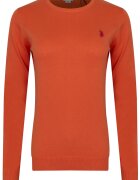 US Polo Assn Pulover de dama SERA Portocaliu