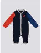 US Polo Assn Salopeta cu logo - Rosu/Bleumarin