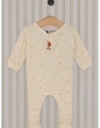 US Polo Assn Salopeta lunga de bumbac - Rosu/Bej
