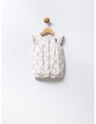 US Polo Assn Salopeta scurta cu model floral - Violet/Alb murdar