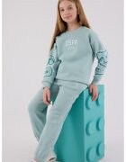 US Polo Assn Set de bluza de trening si pantaloni de trening - 2 piese - Verde menta
