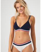 US Polo Assn Set de bustiera si chiloti - Alb murdar/Bleumarin