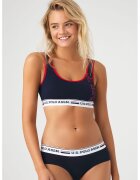 US Polo Assn Set de bustiera si chiloti cu logo - Bleumarin