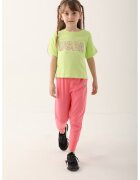 US Polo Assn Set de imbracaminte cu imprimeu logo - 2 piese - Coral/Verde lime