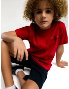 US Polo Assn Set de imbracaminte de bumbac - 2 piese - 15649 - Rosu/Alb/Bleumarin