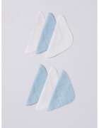 US Polo Assn Set de prosoape mici - 6 piese - Albastru pastel/Alb murdar