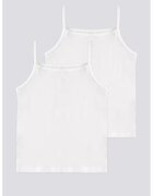 US Polo Assn Set de topuri de bumbac - 2 piese - Alb murdar