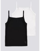 US Polo Assn Set de topuri de bumbac - 2 piese - Negru