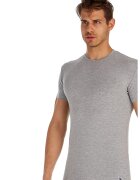 US Polo Assn Set de tricouri de casa cu decolteu la baza gatului - 2 piese - Gri petrol/Gri