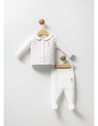 US Polo Assn Set doua piese pentru bebelusi - USB2433 - Albastru - Roz