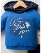 US Polo Assn Set doua piese pentru bebelusi - USB2580-V1 - Albastru - Albastru
