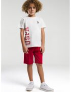 US Polo Assn Set doua piese pentru copii - US2019 - Alb - Alb