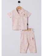 US Polo Assn Set doua piese - Roz deschis - Roz