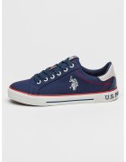 US Polo Assn Tenisi low-cut cu logo brodat Rachel - Rosu/Bleumarin