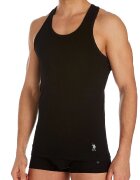 US Polo Assn Top de casa cu logo - Negru