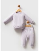 US Polo Assn Trening din amestec de bumbac cu logo - Lila