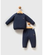 US Polo Assn Trening lung cu maneci raglan - Albastru ultramarin