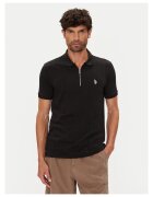 US Polo Assn Tricou barbati negru - din bumbac 100%