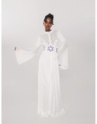 UVIA Rochie maxi cu maneci clopot - Alb