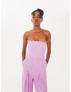 UVIA Top crop de in fara bretele - Lila