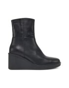Vagabond Botine dama pana la glezna - 305573476 - piele naturala - negru -