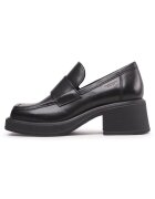Vagabond Pantofi dama - piele naturala - negru - tocul conic - varf patrat -