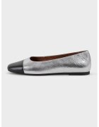 Vagabond Shoemakers Balerini din piele Captoe - Negru/Argintiu