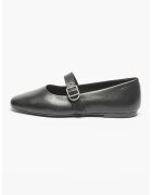 Vagabond Shoemakers Balerini din piele cu segment cu catarama - Negru