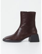 Vagabond Shoemakers Botine de piele cu toc masiv - Maro inchis