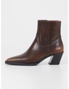 Vagabond Shoemakers Botine de piele cu varf patrat - Maro