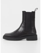Vagabond Shoemakers Ghete Chelsea de piele cu varf patrat - Negru