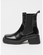 Vagabond Shoemakers Ghete Chelsea din piele cu toc masiv - Negru stins