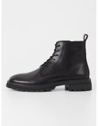 Vagabond Shoemakers Ghete de piele cu detaliu logo discret - Negru