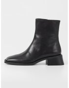 Vagabond Shoemakers Ghete de piele cu varf patrat Blanca - Negru