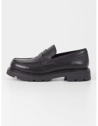Vagabond Shoemakers Pantofi loafer uni de piele - Negru