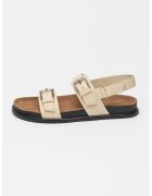 Vagabond Shoemakers Sandale de piele cu catarame - Bej
