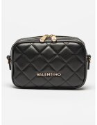 Valentino Bags Geanta crossbody de piele ecologica cu aspect matlasat Ocarina - Negru