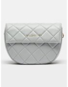 Valentino Bags Geanta crossbody de piele ecologica cu bareta cu logo Bigs - Albastru glaciar