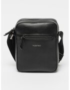Valentino Bags Geanta crossbody de piele ecologica cu buzunar exterior cu fermoar Horizon - Negru