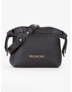 Valentino Bags Geanta crossbody de piele ecologica cu logo metalic - Negru
