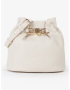 Valentino Bags Geanta crossbody de piele ecologica Fedora Re - Alb murdar
