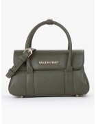 Valentino Bags Geanta de piele ecologica cu bareta de umar si aplicatie logo metalica - Kaki