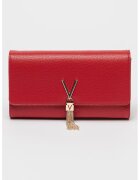 Valentino Bags Geanta plic cu bareta din lant Divina - Rosu inchis