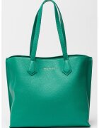 Valentino Bags Geanta shopper de piele ecologica cu barete ajustabile de umar - Verde aquamarin