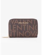 Valentino Bags Portofel cu fermoar si compartiment dublu - Maro inchis/Maro deschis