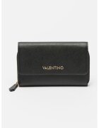 Valentino Bags Portofel de piele ecologica cu clapa Zero Re - Negru